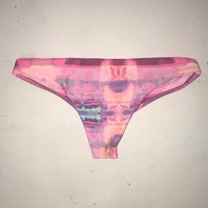 Hot Pink Tie-Dye Bikini Bottoms